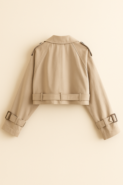 Timeless Cropped Trench