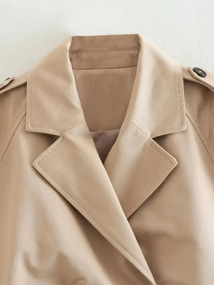 Timeless Cropped Trench
