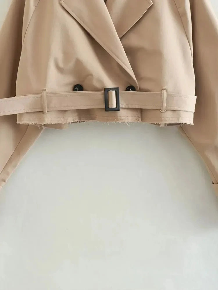 Timeless Cropped Trench
