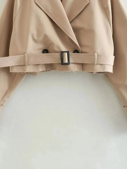 Timeless Cropped Trench